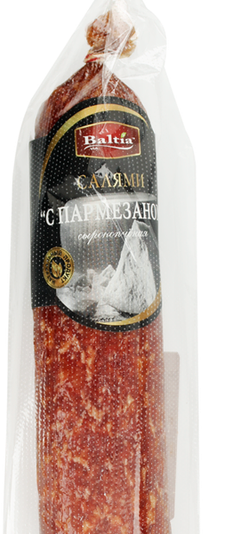 Колбаса BALTIA салями с пармезаном с/к в/у вес 