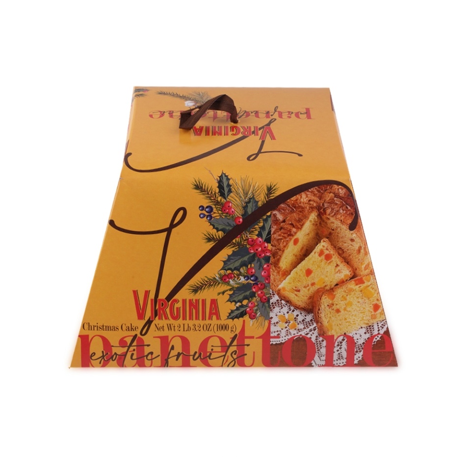 

Кулич с цукатами из экзотических фруктов в подарочной упаковке, Amaretti Virginia, 1 кг, Италия