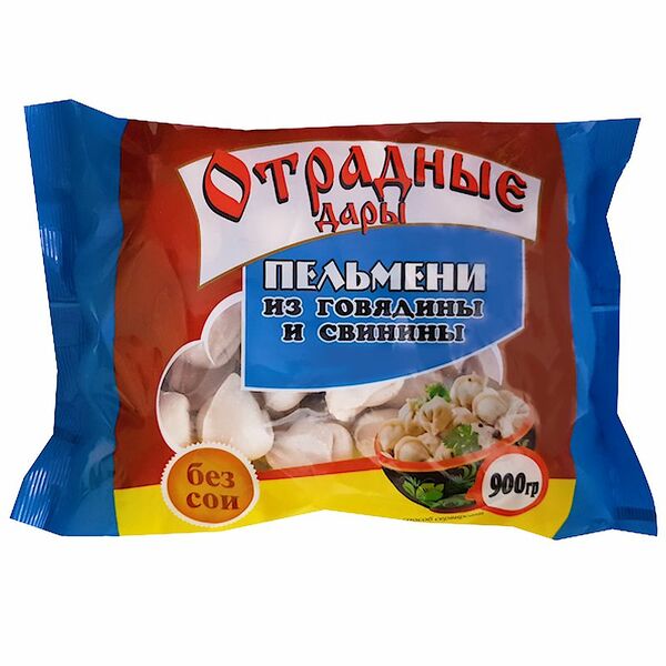 Пельмени Отрадные дары с мясом говядины-свинины