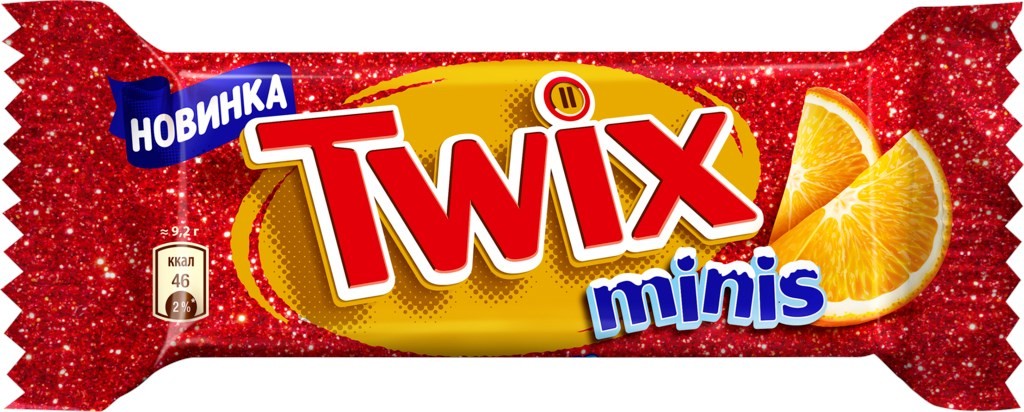 

Конфеты Тwix Minis со вкусом апельсина