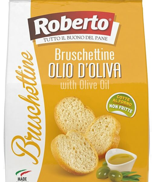 Хлебцы Roberto Брускеттине хрустящие с оливковым маслом 100г