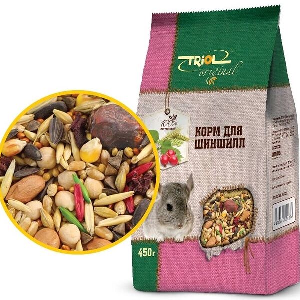 Triol Original корм для шиншилл Злаковое ассорти