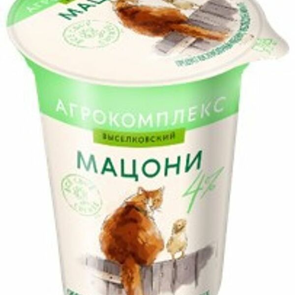 Мацони Агрокомплекс 4%, 300г