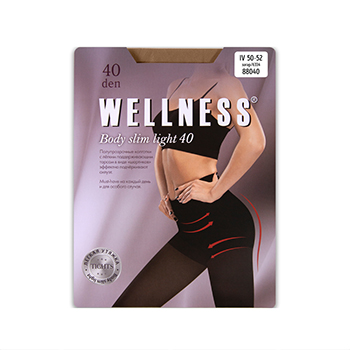 

Колготки Wellness Body Slim Light с лёгкой утяжкой загар 40 den размер 4