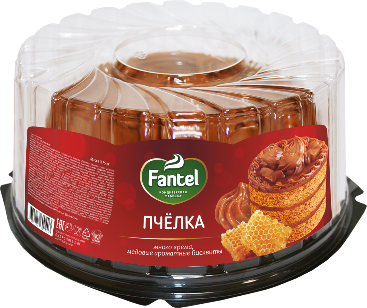

Торт Fantel Пчёлка 750 г