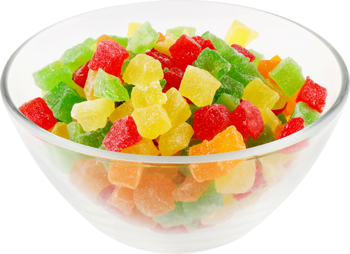 

Ананас сушеный кубики вес