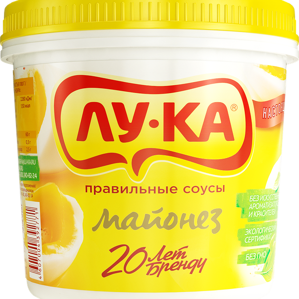 Майонез ЛУ-КА 60%