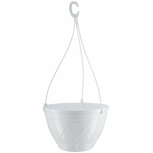 Горшок - лилия подвесная белая Ø20 см ТМ Santino (Сантино)