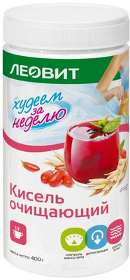 Кисель Леовит Худеем за неделю Очищающий 400 г