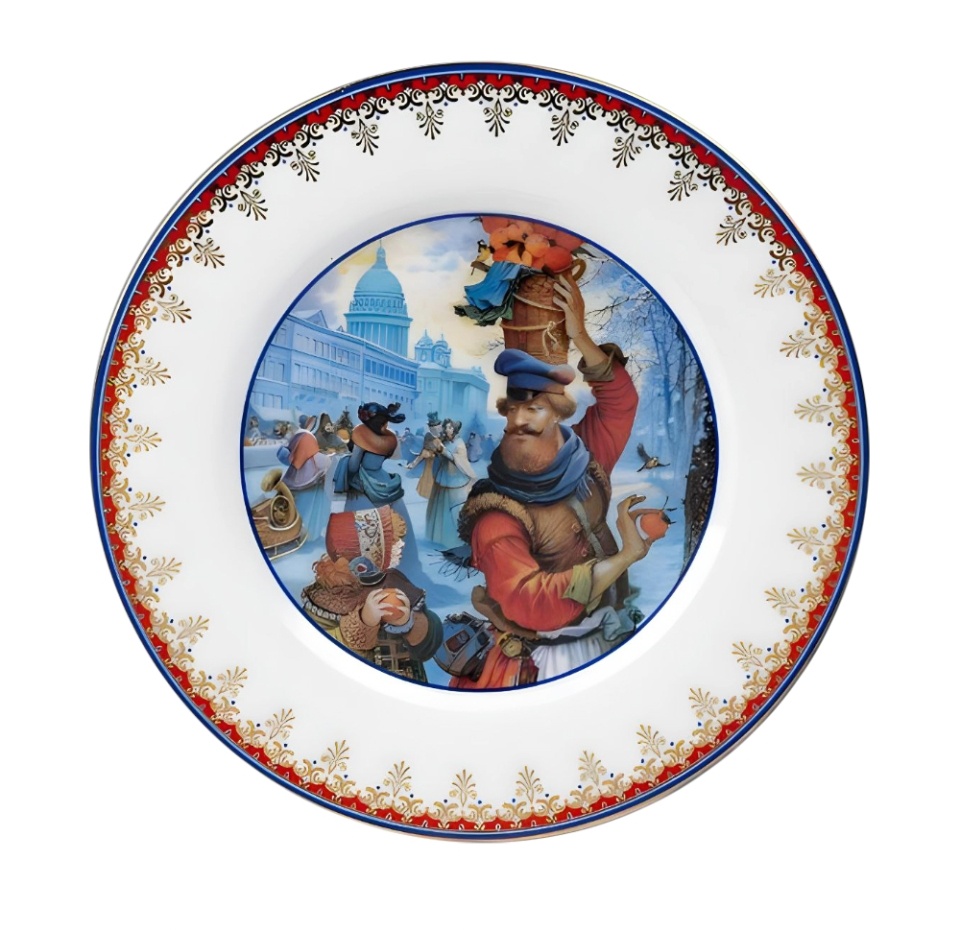 

Тарелка Купец Елисеев с дополненной реальностью в подарочной коробке 1 шт.