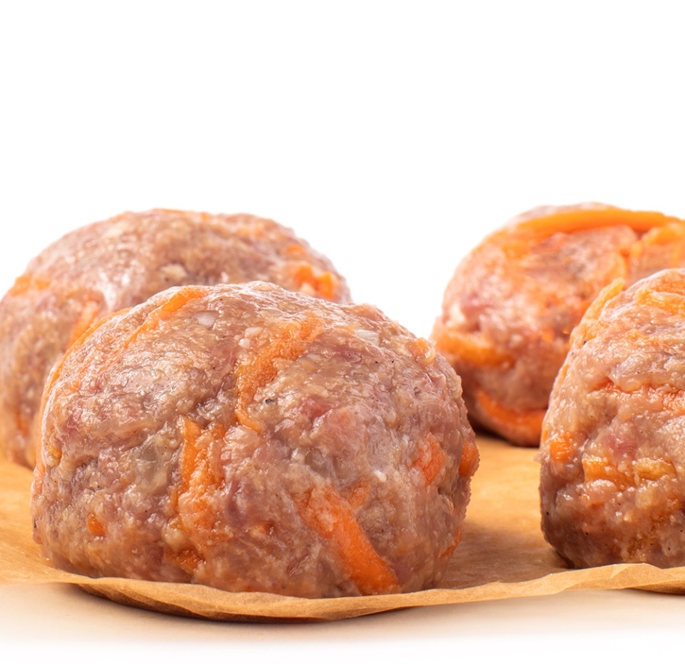 

Биточки по-восточному из свинины, охлажденные