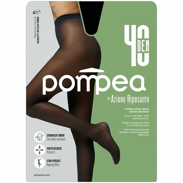 Колготки Pompea CL 40 Riposante женские телесные, размер 4-L