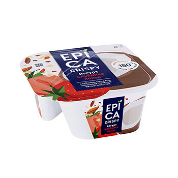 Йогурт Epica Crispy клубника-кокос 7.3%