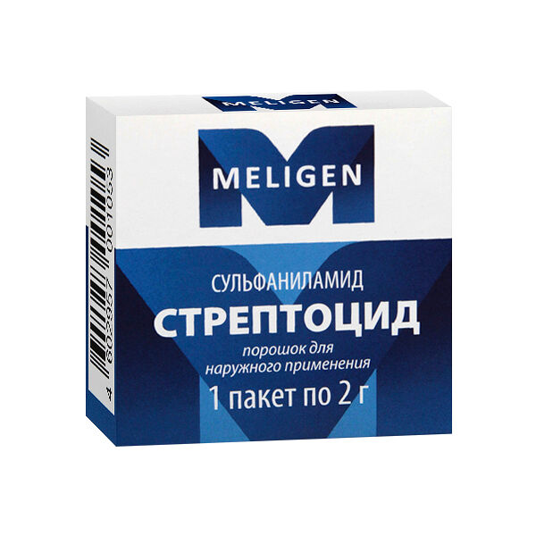 Стрептоцид порошок 2 г 1 шт
