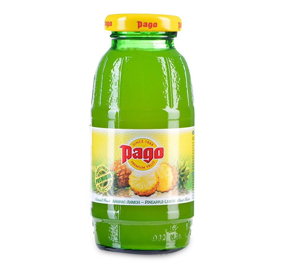 

Нектар Pago ананас и лимон 0.2 л