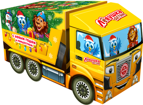 

Новогодний подарок ЛЕВУШКА ДЕТЯМ Дорожный экипаж, 501г