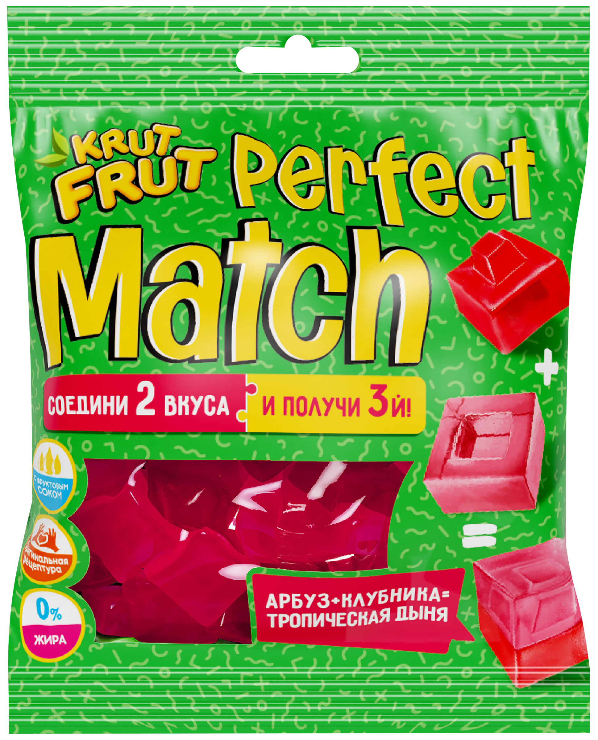 

Мармелад жевательный Krut Frut Кубики 70 г