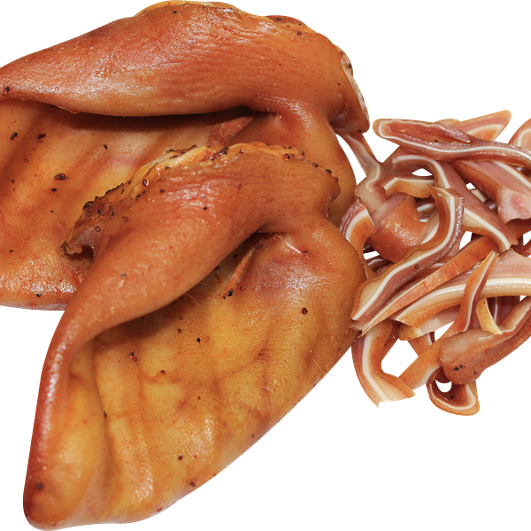 Уши МК СУРГУТСКИЙ свиные копченые к пиву в/к вес до 800г