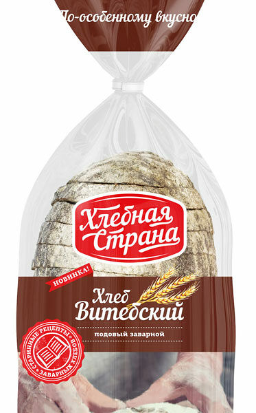 Хлеб Витебский заварной Хлебная страна нарезка 350г