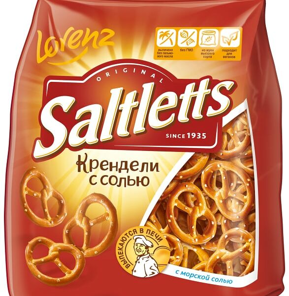 Крендели Lorenz Saltletts Классические соленые