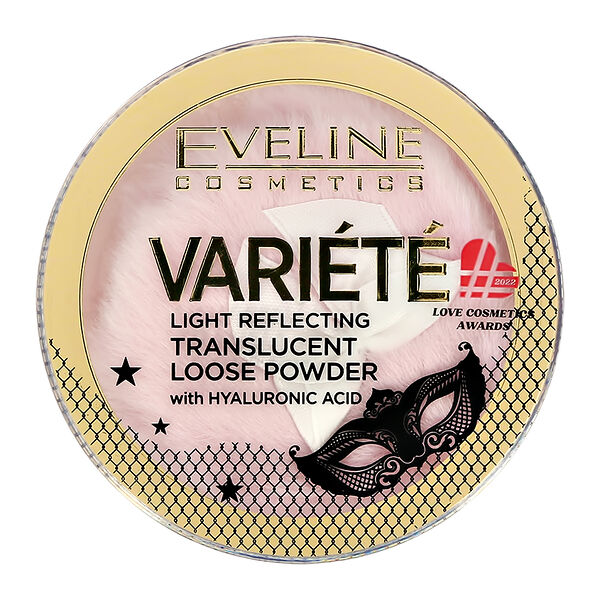 Пудра рассыпчатая для лица Eveline Variete Translucent Loose Powder светоотражающая прозрачная 6 г