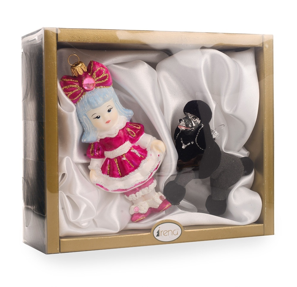 

Набор игрушек для елки Irena Коллекция Традиции Артемон и Мальвина