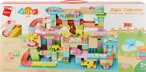 Конструктор QMAN Парк развлечений, 145 деталей