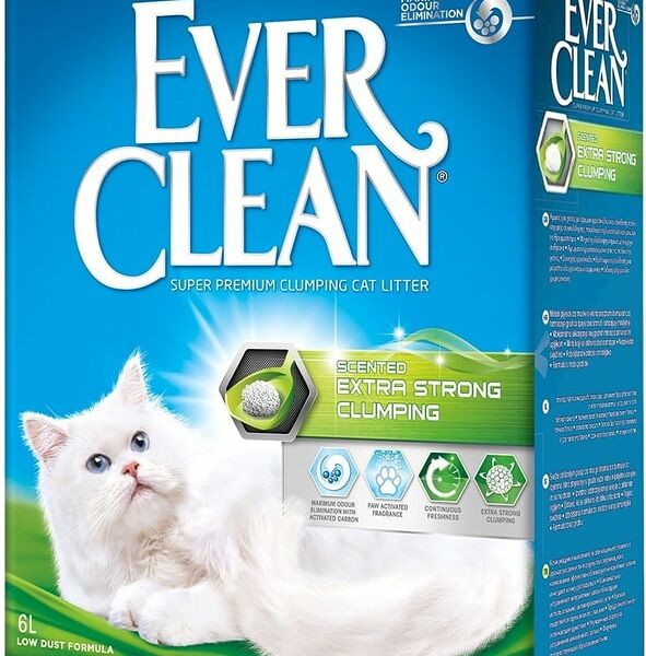 Наполнитель для кошачьего туалета Ever Clean Extra Strong Clumping Scented с ароматизатором 6л