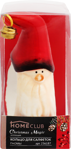 Кольцо для салфеток HOMECLUB Гномы, керамика, Арт. 236187