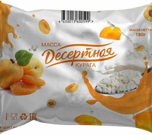 Масса десертная Фермерское Черноземье с курагой 23% 180 г