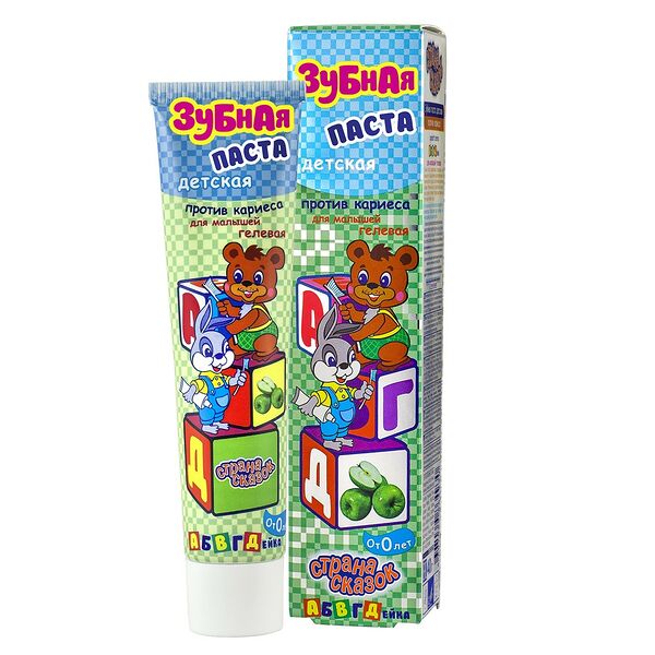 Паста зубная детская Страна сказок против кариеса от 0 лет, 40 мл