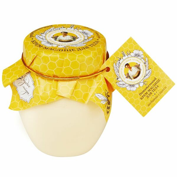 Крем Рецепты Бабушки Агафьи 7 Чудес меда Питательный Медовые сливки для тела, 250мл