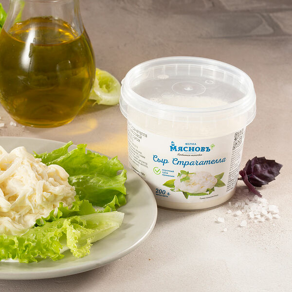 Сыр Страчателла 65% МясновЪ Ферма