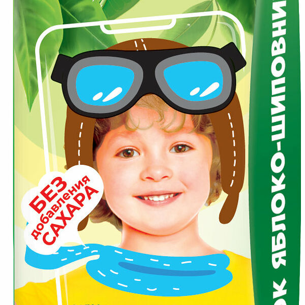 Сок Сады Придонья Яблоко-шиповник 200 мл