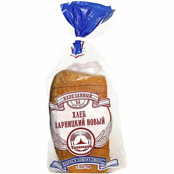 Хлеб Тагилхлеб Дарницкий новый нарезной 600 г