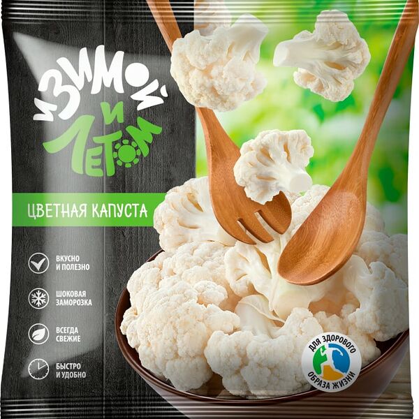 Капуста цветная И зимой и летом замороженная 400г