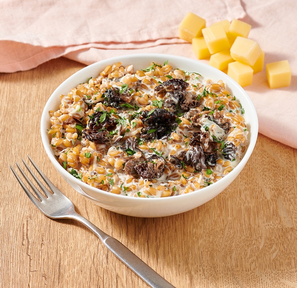 

Полба Уже готово томлённая со сморчками 250 г