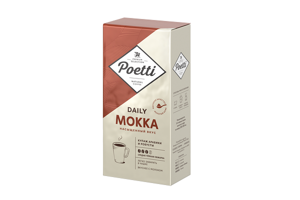 Кофе молотый Poetti Daily Mokka