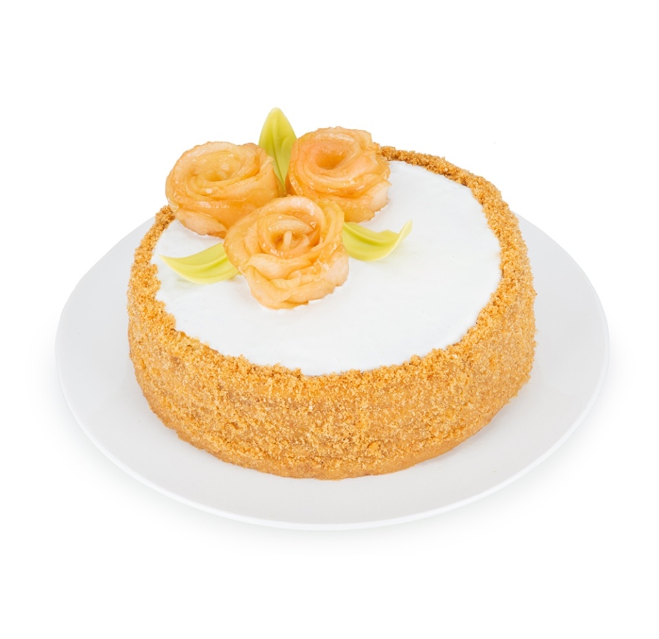 

Торт Медовик с яблочной начинкой от шеф-кондитера АВ 1240 г