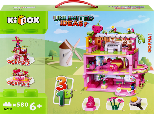 Конструктор Kibox дом мечты, 580 деталей