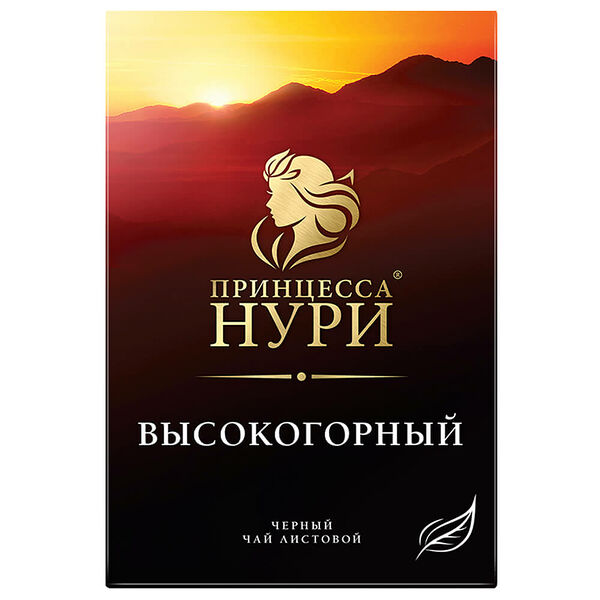 Чай черный Принцесса Нури листовой высокогорный байховый 100г