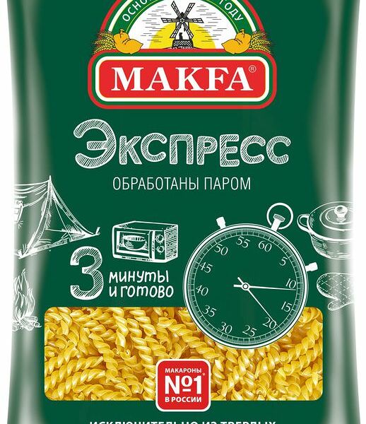Макароны Makfa спирали экспресс 400г