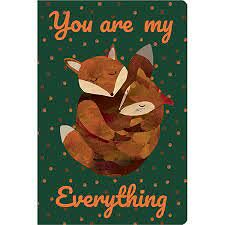 Блокнот Sweety Лисички А6 96 л твердая ламинир обложка соффтач с выбор лакиров 3169