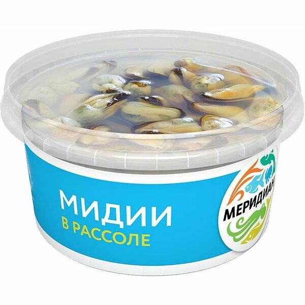 Мидии Меридиан в рассоле, 430г