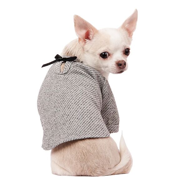 Футболка для собак S серый (унисекс)