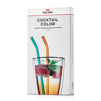 Набор трубочек для питья Cocktail Color Walmer 6 шт Китай