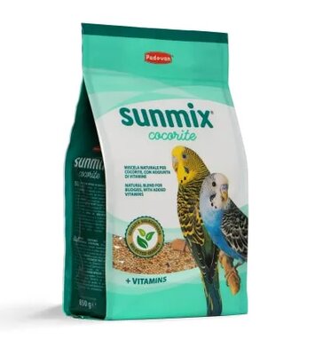 Корм для птиц PADOVAN Sunmix cocorite комплексный основной для волнистых попугаев