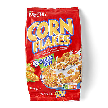 Хлопья Корн Флейкс кукурузные Nestle 250г, Польша