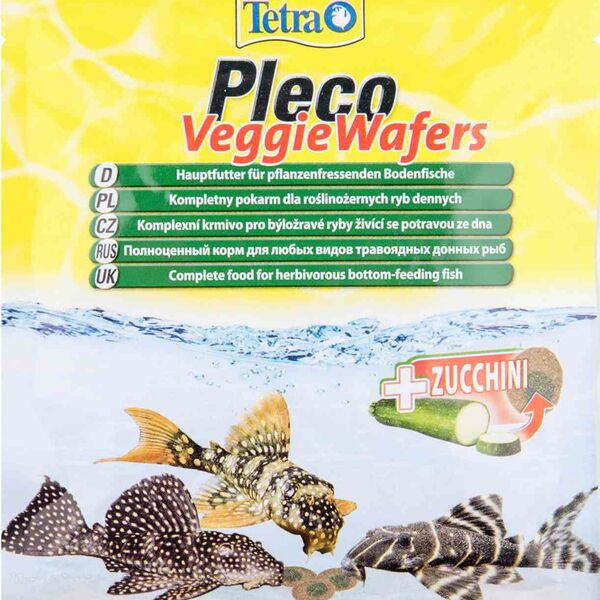Корм Tetra Pleco Veggie Wafers для травоядных донных рыб 15 г