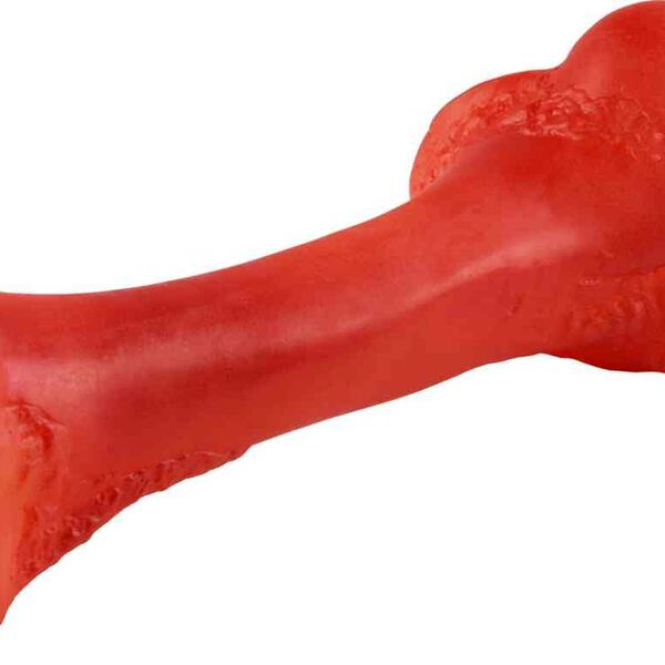 Игрушка для собак Кость Зооник с пищалкой, 20 см